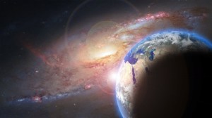 Erde aus dem Weltall: Die Erde ist vielleicht nicht der einzige bewohnte Planet im Weltraum – aber der einzige, den wir derzeit kennen und haben. Wir sollten daher alles daran setzen, ihn lebensfähig (im wahrsten Sinne des Wortes) zu halten.