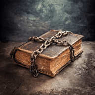 Buch in Ketten